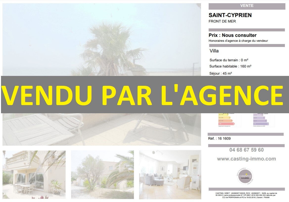 Villa / Maison  T6 à vendre Saint-Cyprien 66750