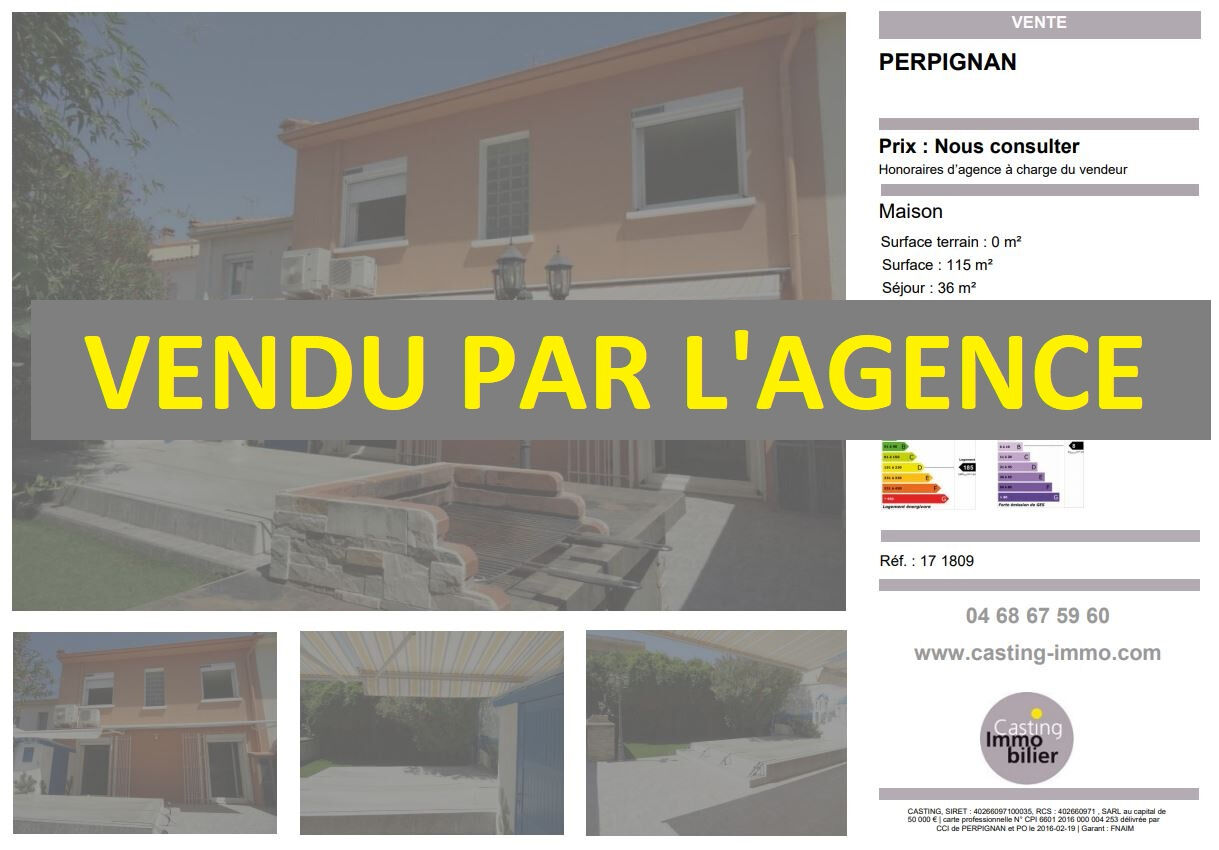 Villa / Maison 5 pièces  à vendre Perpignan 66000