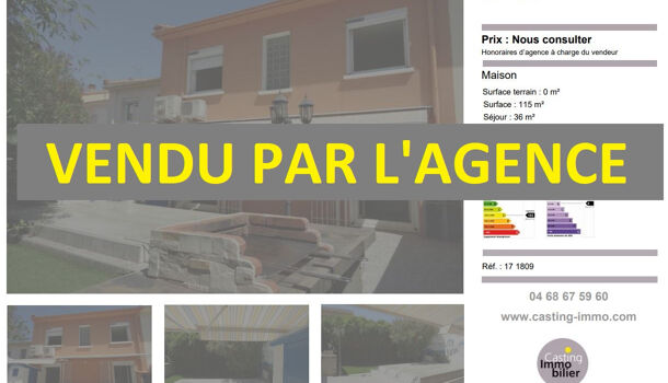 Villa / Maison 5 pièces  à vendre Perpignan 66000