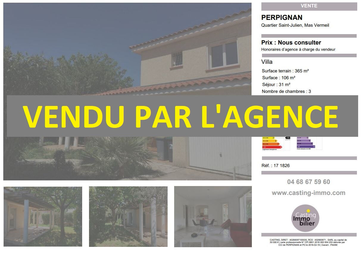 Villa / Maison 4 pièces  à vendre Perpignan 66000