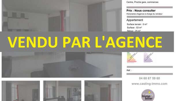 Appartement 2 pièces  à vendre Perpignan 66000