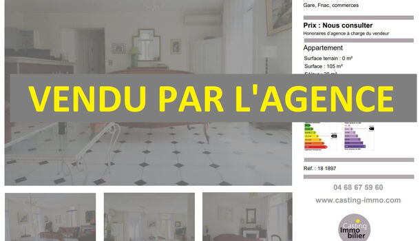 Appartement 5 pièces  à vendre Perpignan 66000
