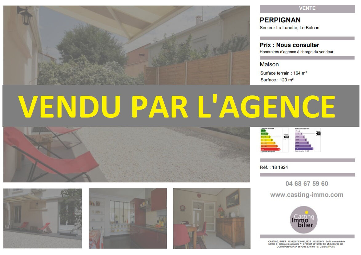 Villa / Maison  T5 à vendre Perpignan 66000