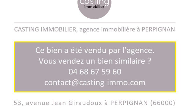 Appartement 4 pièces  à vendre Cabestany 66330