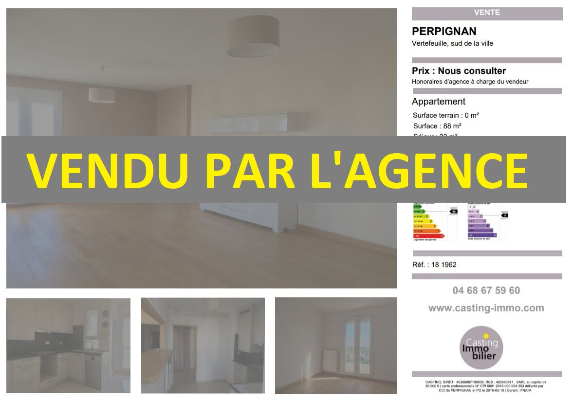 Appartement  T3 à vendre Perpignan 66000