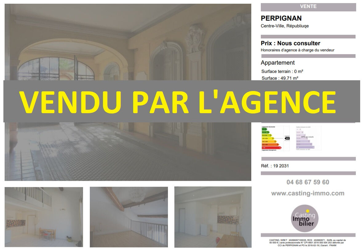 Appartement  T1 à vendre Perpignan 66000
