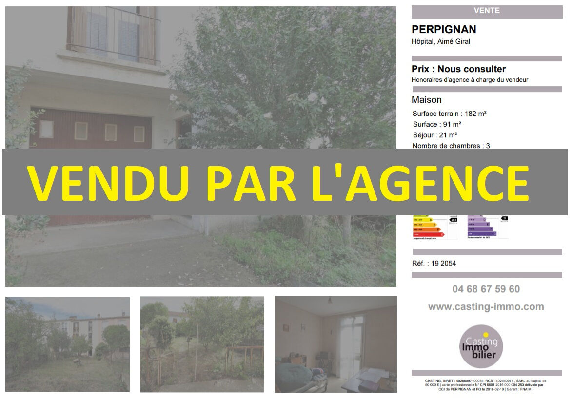 Villa / Maison  T4 à vendre Perpignan 66000