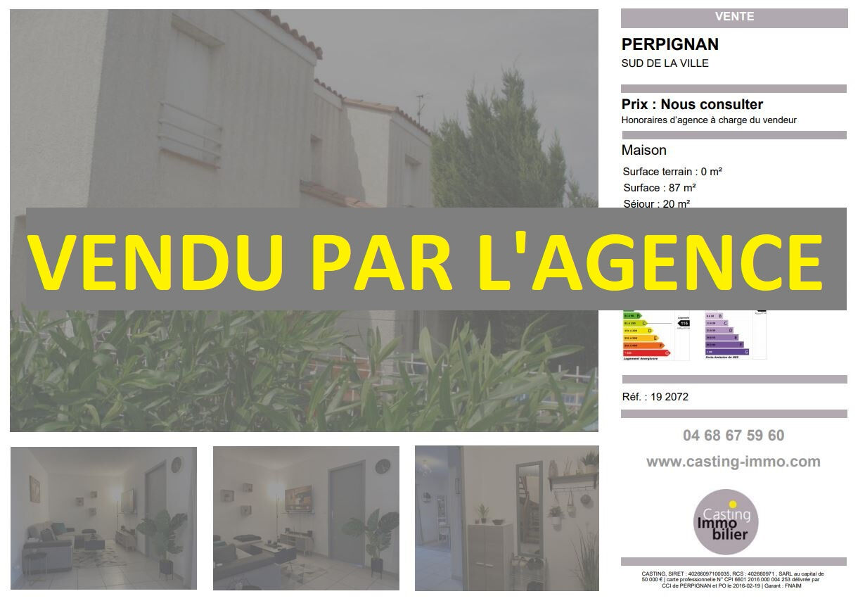 Villa / Maison  T5 à vendre Perpignan 66000