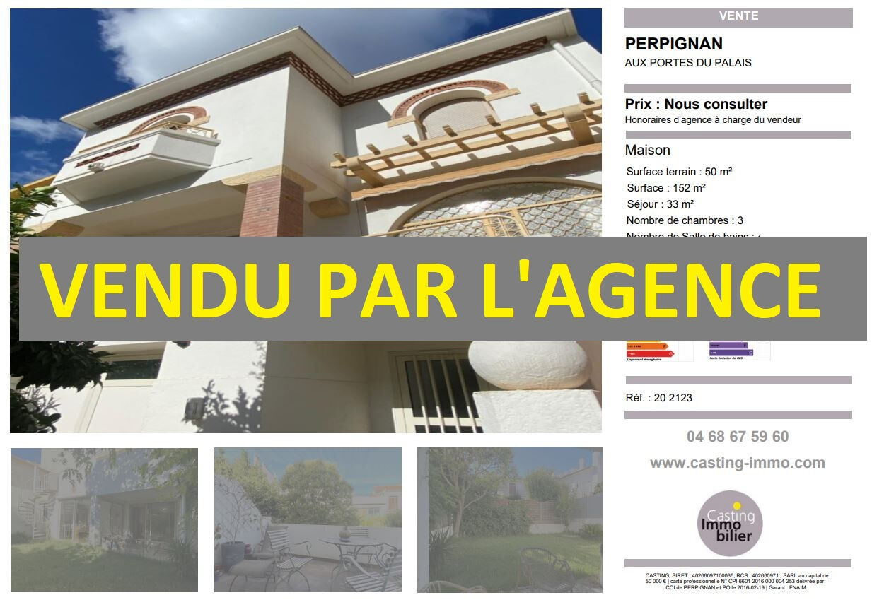 Villa / Maison  T5 à vendre Perpignan 66000