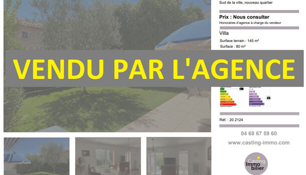 Villa / Maison 4 pièces  à vendre Perpignan 66000