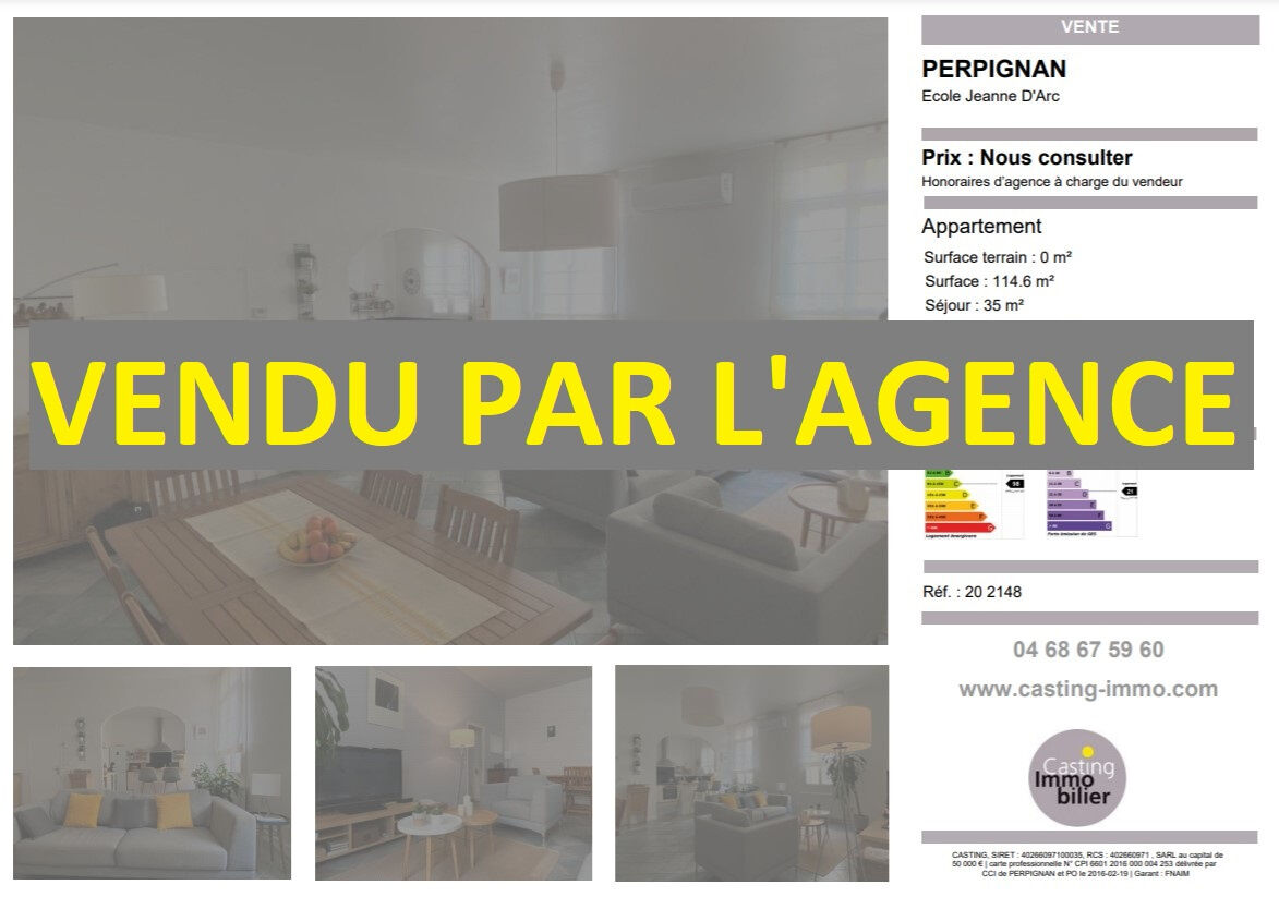 Appartement  T4 à vendre Perpignan 66000