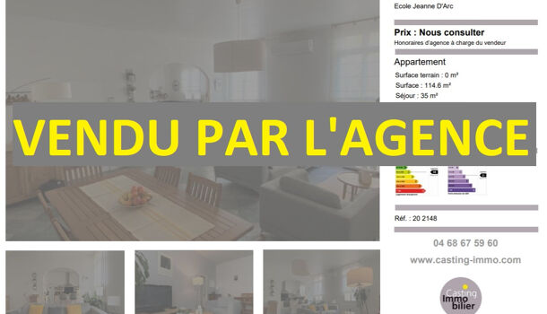 Appartement 4 pièces  à vendre Perpignan 66000