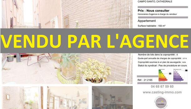 Appartement 5 pièces  à vendre Perpignan 66000