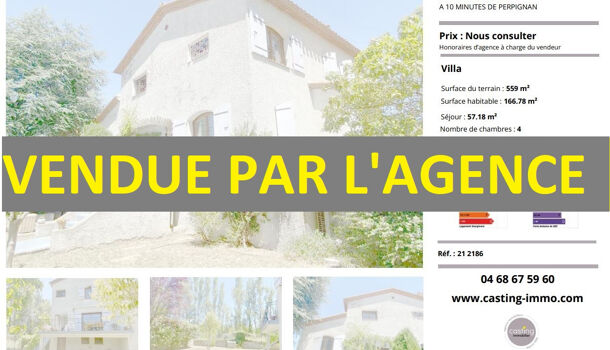 Villa / Maison 6 pièces  à vendre Perpignan 66000