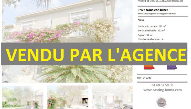 Villa / Maison 5 pièces  à vendre Perpignan 66000