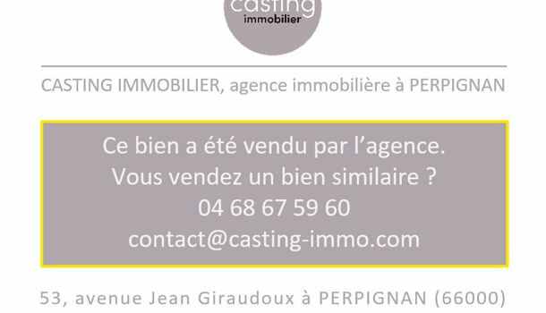 Appartement 2 pièces  à vendre Perpignan 66000