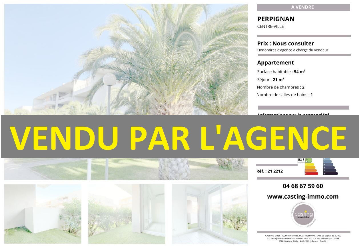 Appartement  T3 à vendre Perpignan 66000