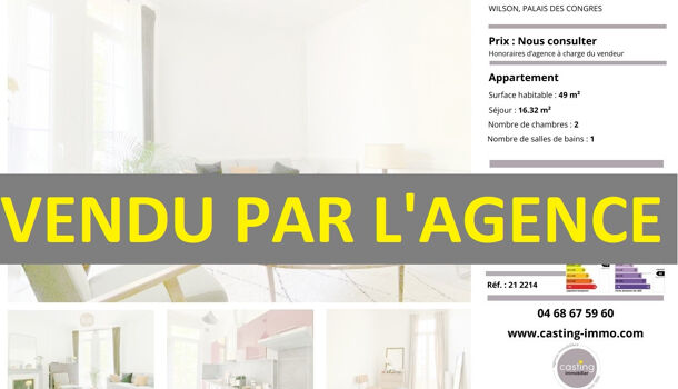 Appartement 3 pièces  à vendre Perpignan 66000