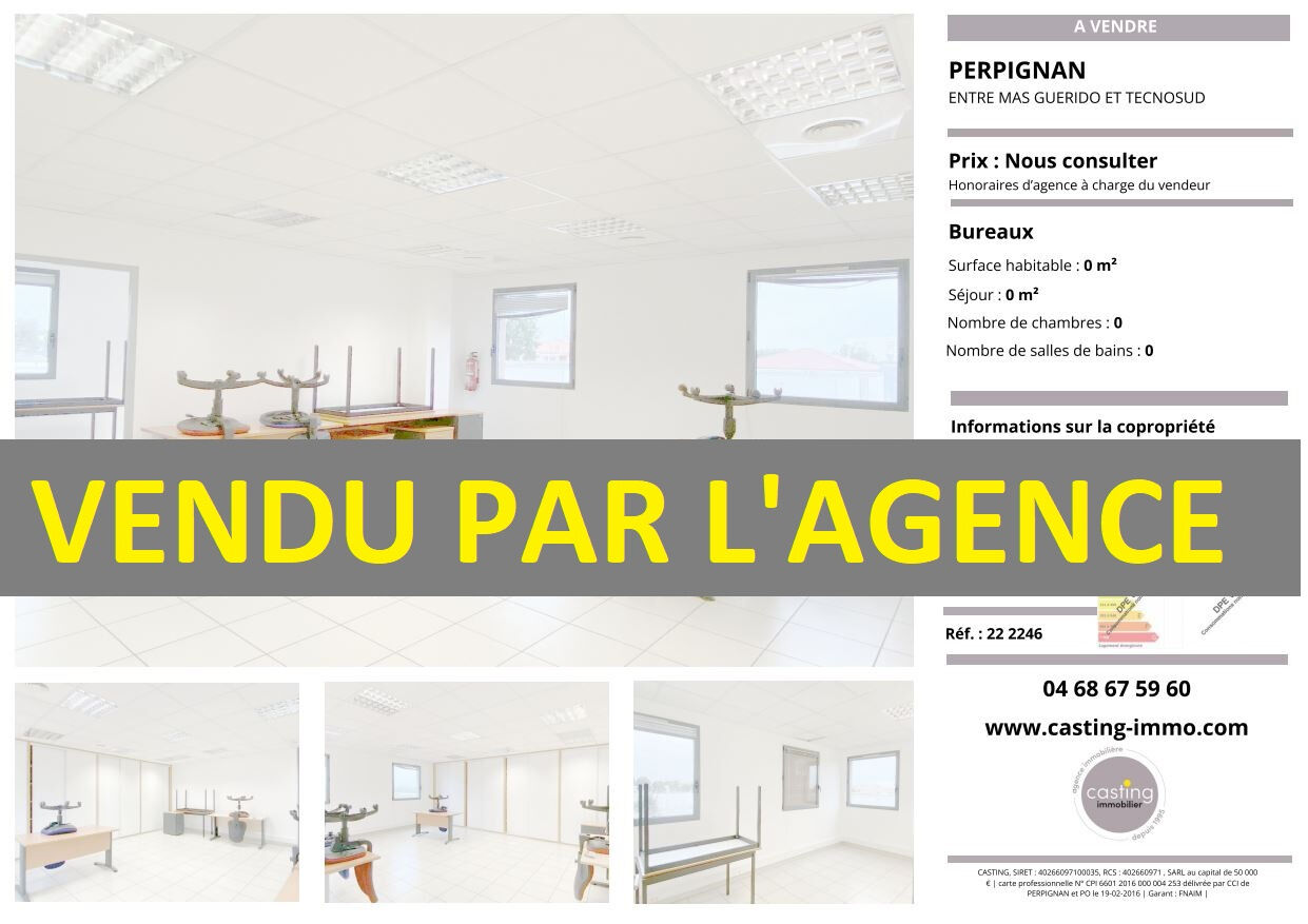 Bureau  T2 à vendre Perpignan 66000