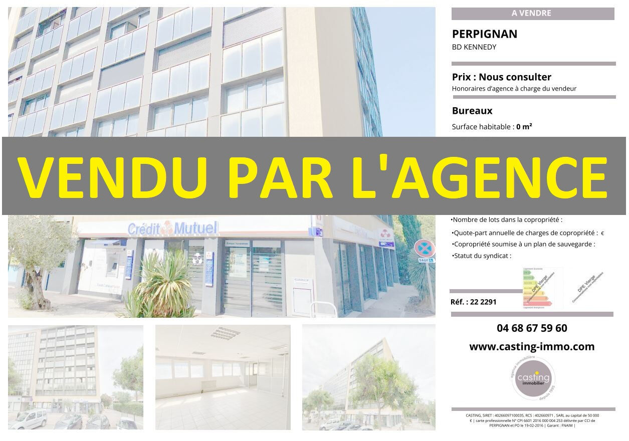 Bureau  à vendre Perpignan 66000