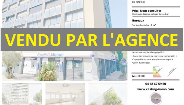 Bureau  à vendre Perpignan 66000