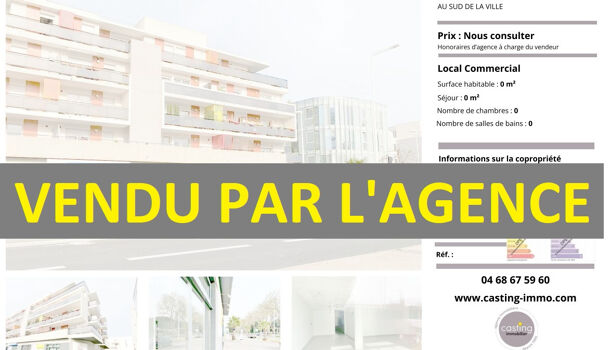 Local commercial  à vendre Perpignan 66000