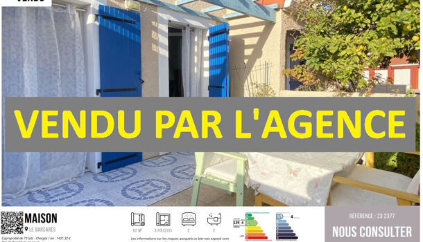 Villa / Maison 3 pièces  à vendre Barcarès (Le) 66420