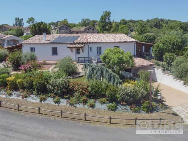 Belle maison de plain-pied avec jardin et garage sur hauteurs de Laguepie. — photo du bien