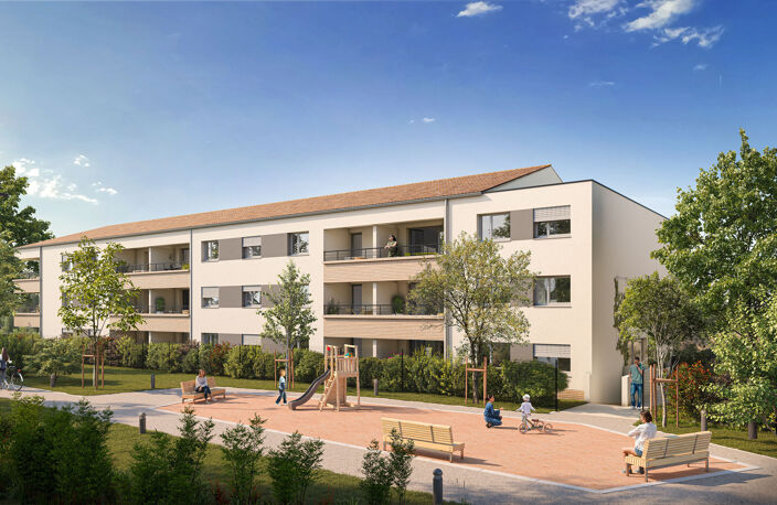Vente programme neuf T2, T3 40 à 63 m² Auzeville-Tolosane (31320) — photo 2
