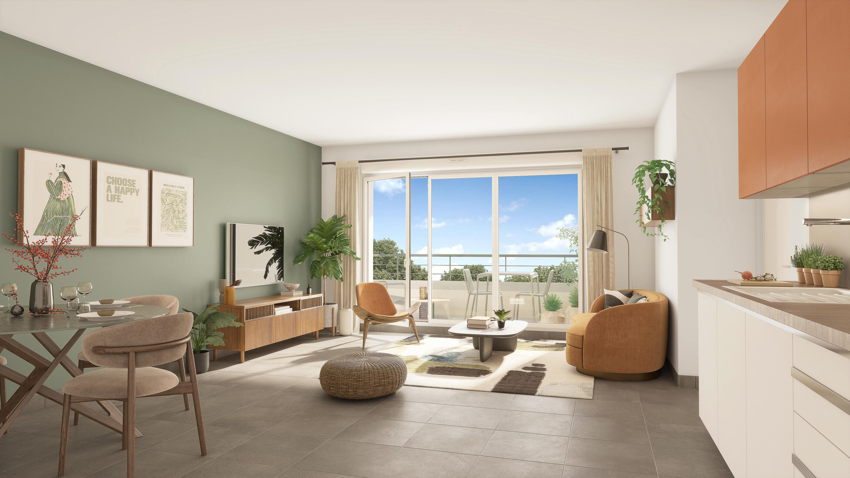 Appartement neuf 2 pièces 40 m²