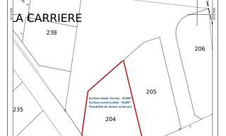 Terrain  814 m² à vendre à Saint-Mars-de-Coutais (44680)