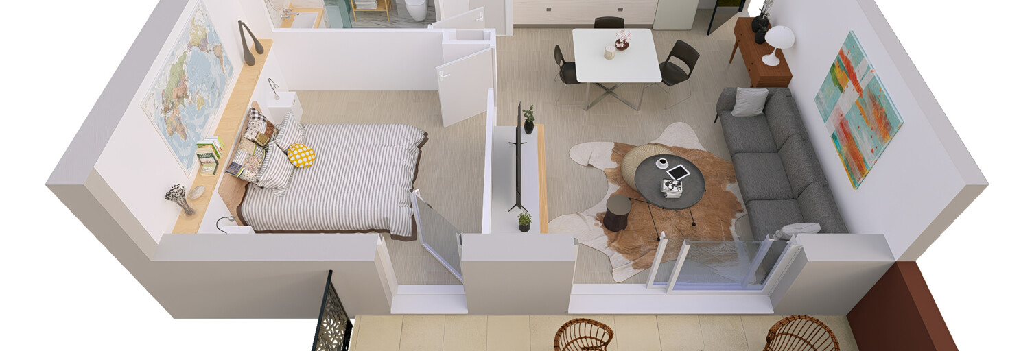 Appartement 2 Pièces 41 m² à vendre à Cransac-les-Thermes (12110)