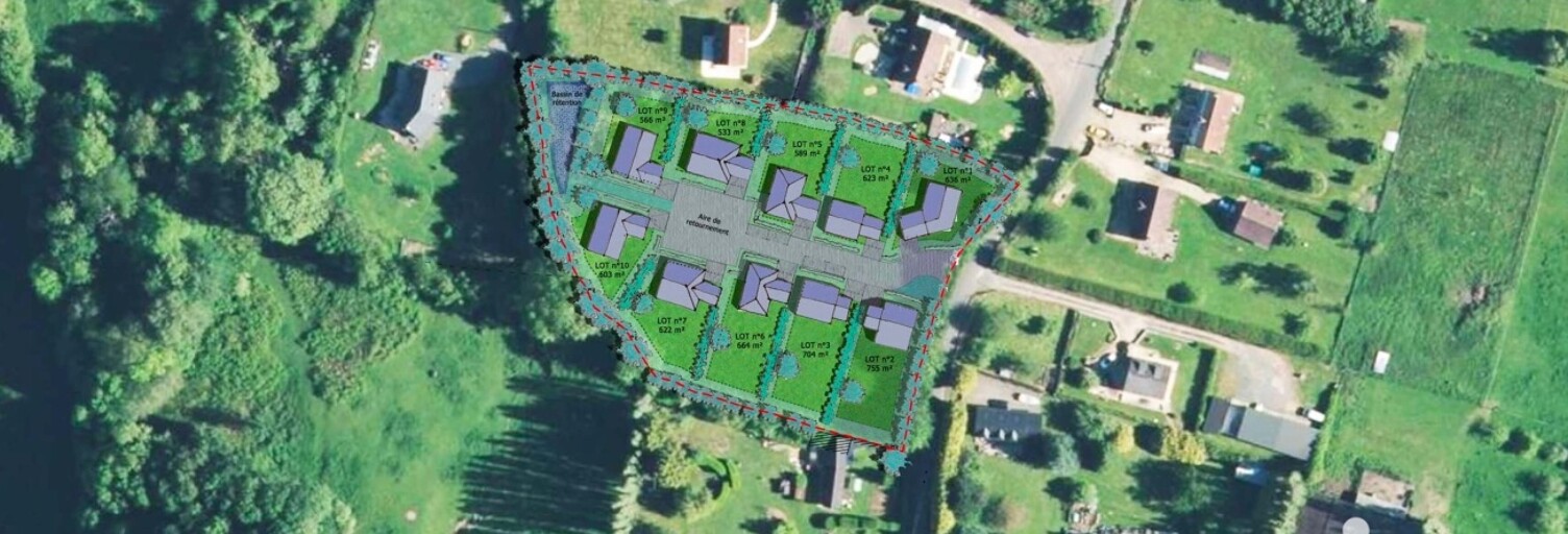 Terrain  636 m² à vendre à Saint-Hymer (14130)