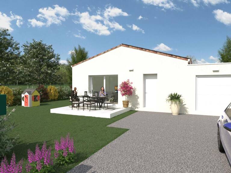 Les GRANGES GONTARDES - Maison de 80 m² sur un terrain de 400m² — photo 1