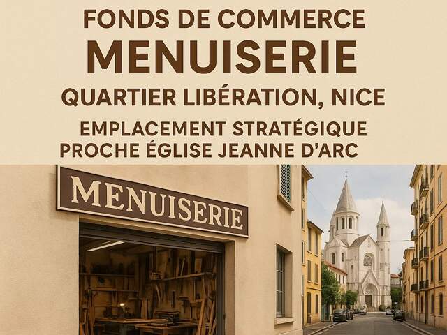 NICE - LIBERATION - Fonds de commerce menuiserie — photo du bien