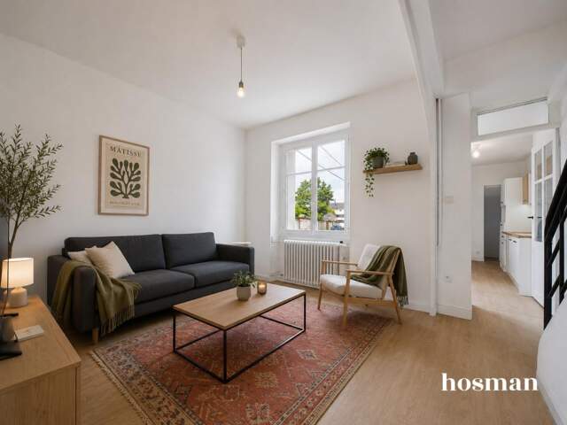 Duplex (type appartement-maison) de 5 pièces de 83 m2 avec cave et parking - Quartier Saint-Donatien à Nantes — photo du bien