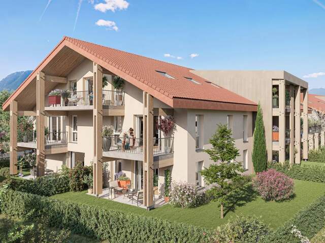 CHAPAREILLAN- APPARTEMENT T4 DE 84.13 m² AVEC GRAND BALCON — photo du bien