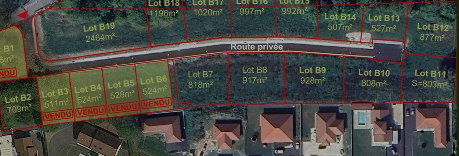 Terrain  507 m² à vendre à Belley (01300)