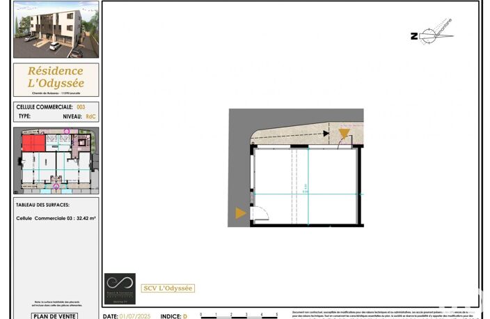Vente Murs commerciaux 32 m&sup2; — photo 2