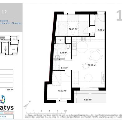Appartement 3 pièces 251576 €
