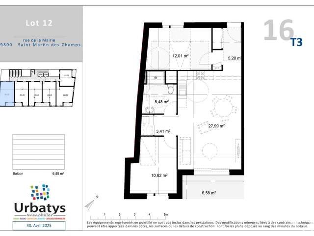 Vente Appartement 3 pièces — photo du bien