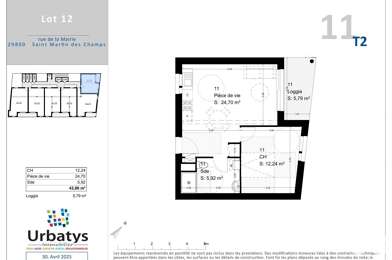 Appartement 2 pièces 167440 €