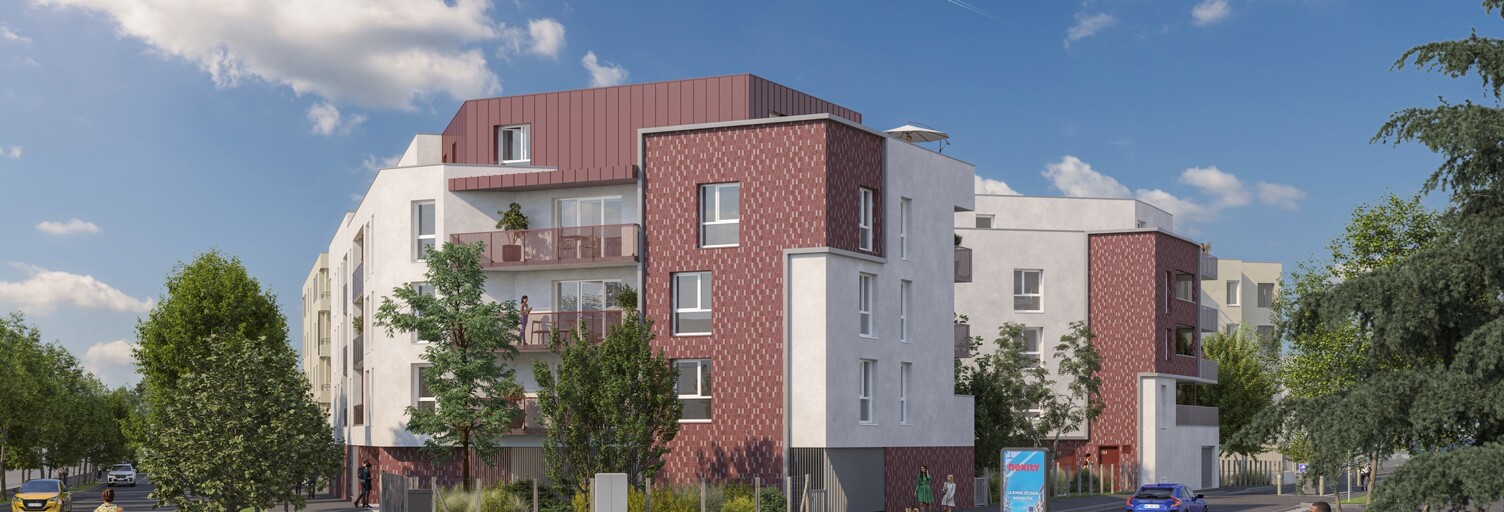 Appartement neuf T2, T3, T4 Pièce 40 à 82 m² à vendre à Sotteville-lès-Rouen (76300)