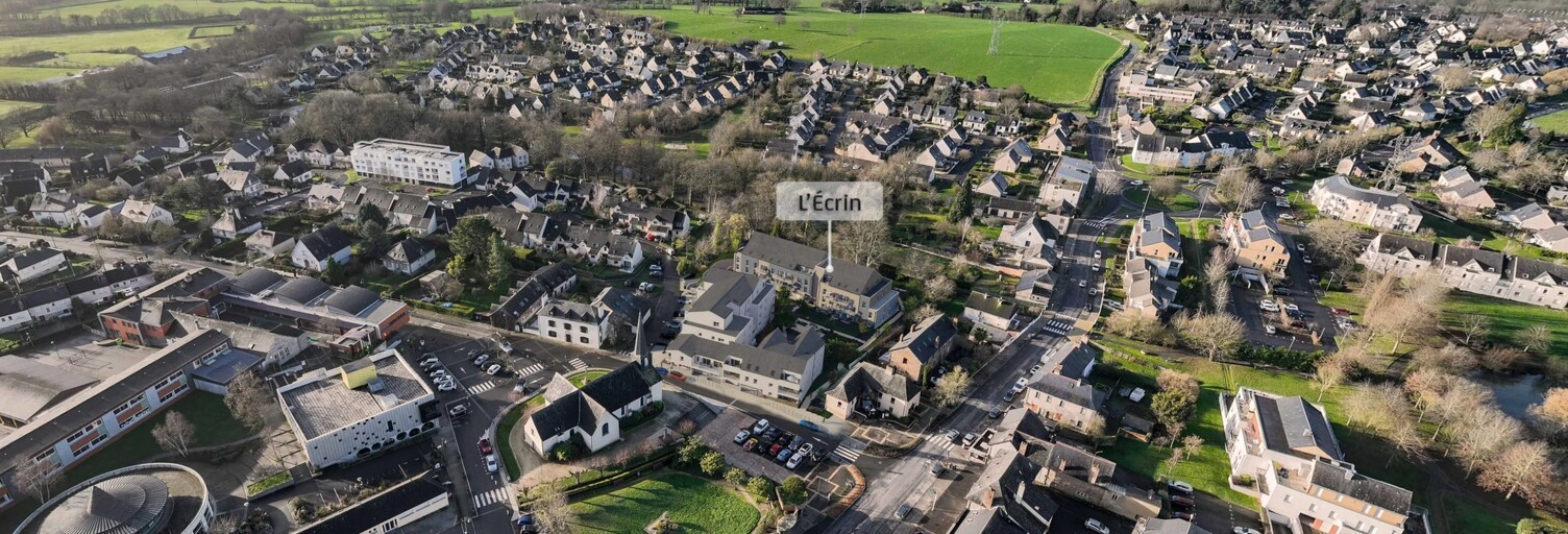 Appartement neuf T2, T3 Pièce 40 à 70 m² à vendre à Vezin-le-Coquet (35132)