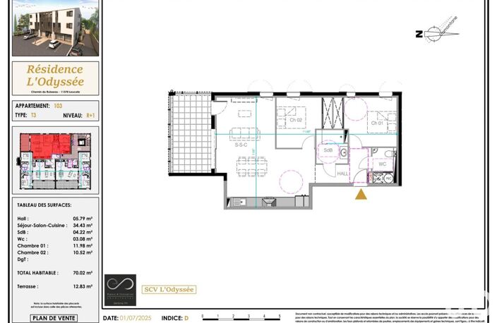 Vente Appartement 3 pièces — photo 2