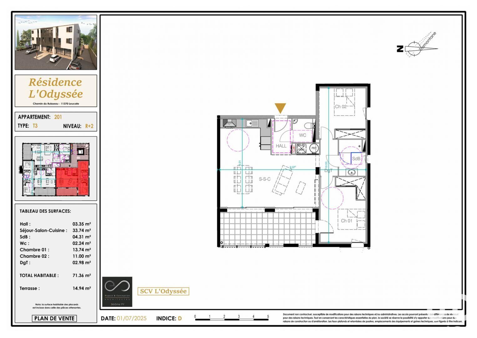 Vente Appartement 3 pièces - Photo 3