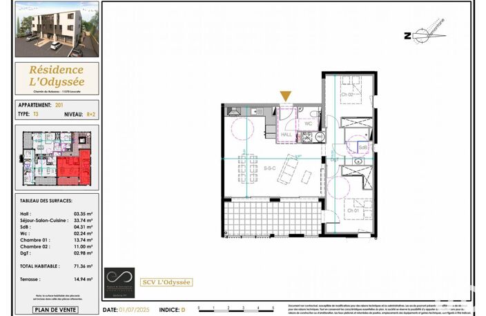 Vente Appartement 3 pièces — photo 3