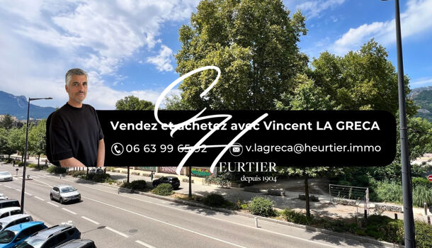 Appartement 3 pièces  à vendre Grenoble 38000