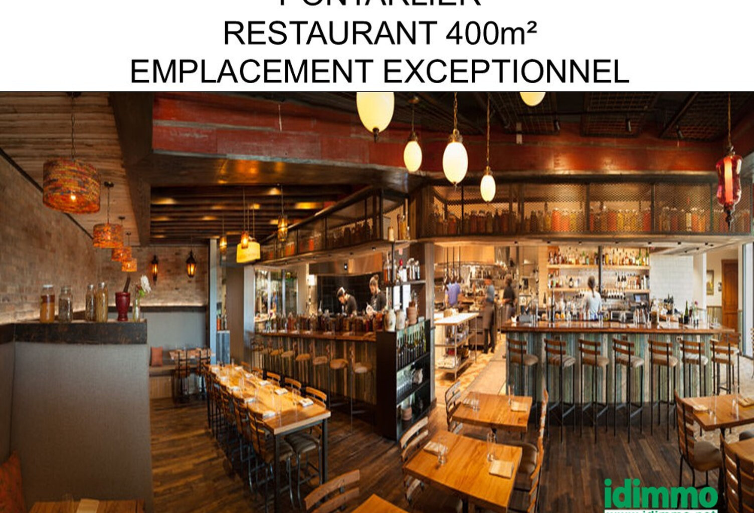 Local de restauration récent et équipé de 400 m2 sur un terr — photo 1