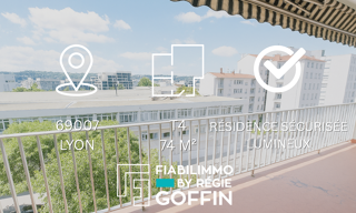 Appartement 4 Pièces 74 m² à vendre à Lyon 7 (69007)